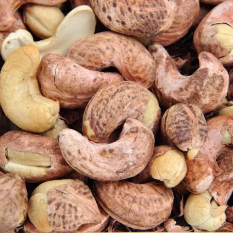 Hạt điều sấy nguyên vị còn vỏ lụa 500g