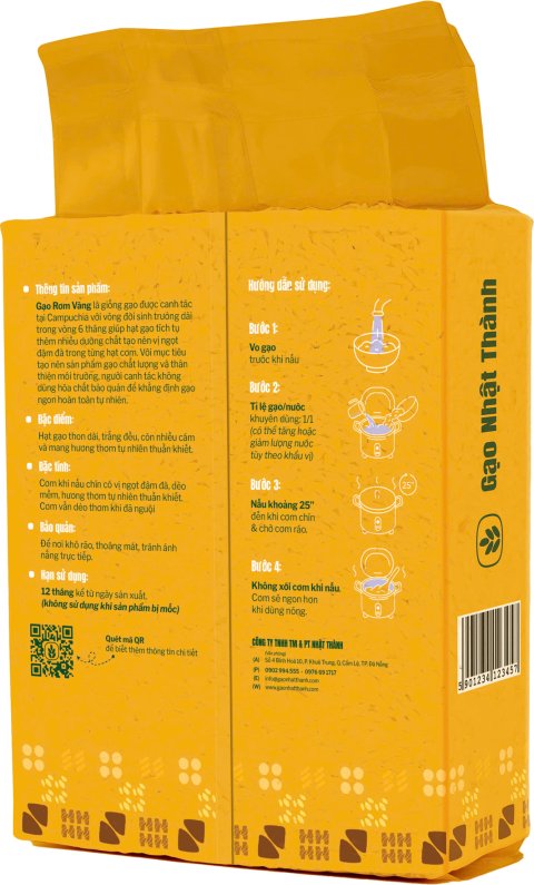 Gạo Rơm Vàng Nhật Thành